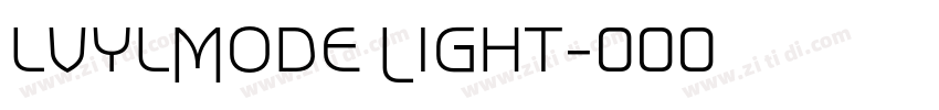 lvylMode Light字体转换